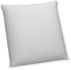 DODO Vegetal memóriahabos ergonomikus párna 60x60 cm fehér, nyaki tartást támogató, levehető és mosható huzattal