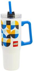 LEGO BAGS LEGO Cană termo cu pai și mâner 920 ml (SLST-30943)