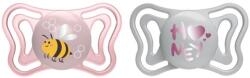 Chicco Suzeta Physio Light silicon fată 2-6m, 2 buc (AGS71037.11)