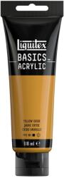 Liquitex Basics Akril Festék 118 ml Cső - Oxidgelb Sárga, Monopigmentált, Fényálló, Közepes Viszkozitás, Selyemfényű, Archív Minőség (8870031)
