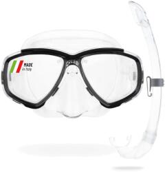 CRESSI Perla Búvármaszk és Snorkel Szett Felnőtteknek - Átlátszó/Fekete, Mexico Snorkellel