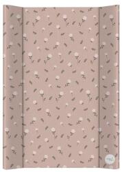 CEBA BABY Salteluță de înfășat cu 2 margini moi (50x70) Basic Petite Blossoms (AGSAGS-102-000-834) Saltea de infasat