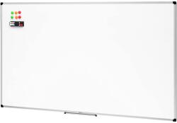 Amazon Basics Mágneses Fehértábla Alumínium Kerettel, Tolcatartóval, 6 Mágnessel, Radírral és 2 Markerrel, Szárazon Törölhető, 90 x 60 cm
