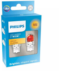 Philips T20 W21W - WY21W Ultinon PRO6000 LED sárga 11065AU60X2 KIBONTOTT
