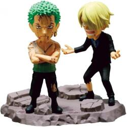 BANDAI One Piece Figurină World Collectable Log Stories-Roronoa Zoro& Sanji-". . . Nothi (BP29523P) Figurina