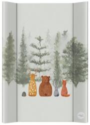 CEBA BABY Salteluță de înfășat cu 2 margini și placă solidă (50x70) Ultra Light Forest Compan (AGSAGS-204-000-838) Saltea de infasat