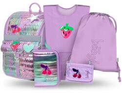 Baagl BAAGL SET 5 Zippy Lavender: ghiozdan, penar, sac, sort, portofel (A-36022)