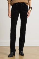 Lauren Ralph Lauren pantaloni pentru femei din catifea reiată 9BY2-SPDYWH_99X (200B27754)