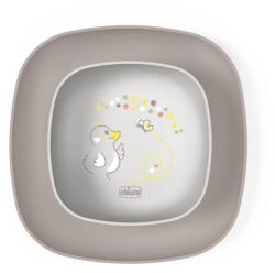 CHICCO Set de masă - bol și farfurie gri 12m+ (AGS16002.35) Set pentru masa bebelusi