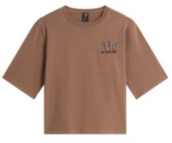 The North Face SKI EMBROIDERED BOXY SHORT SLEEVE TEE-GRAPHIC WOMEN Tricou cu mânecă scurtă 2H9 GARNET L