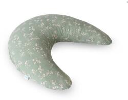 ceba baby BABY Pernă pentru alăptare HUGGY (150x60x37) Basic Jersey Green Meadow (AGSW-709-000-826)