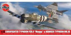 Airfix Kit clasic avion A40001 - Eurofighter Typhoon FGR. 4 (FMOG) + Hawker Typhoon Mk. Ib (Twin (30-A40001)