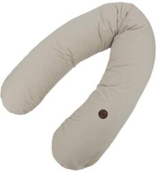 EKO Pernă pentru alăptare din bumbac Velvet Light Beige 180cm (AGSPO-53_LIGHT_BEIGE)