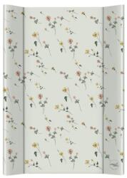 CEBA BABY Salteluță de înfășat cu 2 margini și placă solidă (50x70) Basic Floral Breeze (AGSAGS-216-000-840) Saltea de infasat