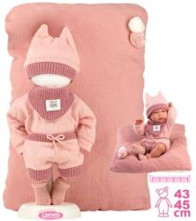 Llorens M738-18 haine pentru păpușă bebeluș NEW BORN mărimea 40-42 cm cu accesorii (MA4-M738-18)
