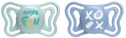 Chicco Suzeta Physio Light silicon băiat 6-16m, 2 buc (AGS71038.21)