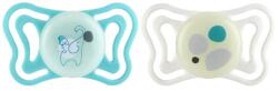Chicco Suzete Physioforma Light silicon ortodontice neutre 6-16m, 2 buc (AGS71087.41)