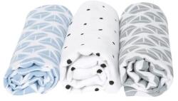 Motherhood Scutec de midie 3pcs Blue Boats 70x80cm (AGS078156)