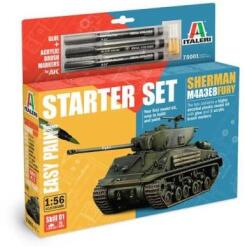 Italeri Model Set tank 75001 - M4A3E8 Sherman Fury (1: 56) (33-75001)