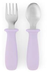 Skip Hop SKIP HOP Linguriță și furculiță Besties Squad Purple, 12m+ (AGS9T766810) Set pentru masa bebelusi