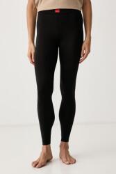 HUGO colanți pentru femei cu vâscoză THERMAL LEGGINGS 9BY2-LGDZRN_99X (50570568)