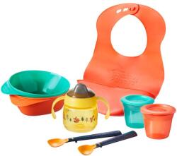 Tommee Tippee Set de hrănire 4m+ 8 buc (BD5010415466297) Set pentru masa bebelusi