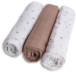 BabyMatex Scutece din bambus 70x70cm 3buc, Steluțe (AGSTB0510_01)