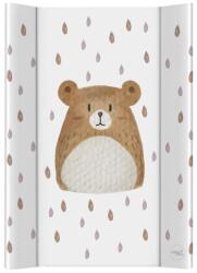 CEBA BABY Salteluță de înfășat cu 2 margini moi (50x70) Basic Bear Buddy (AGSAGS-102-000-830) Saltea de infasat