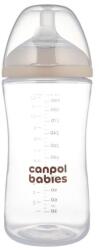 Canpol babies BABIES Sticlă anticolici Natural shape 330ml (AGS35-402)