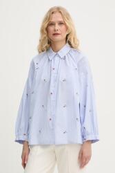 Max Mara női pamut ing BUTTERFLY - kék 36