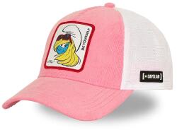 Capslab női pamut siltes sapka x Smurf - rózsaszín Univerzális méret