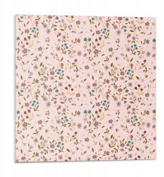 Wallfluent Dekoratív Vinil Padló Csempe Virágmintás háttér 9 db 30x30 cm (010310410010000033414)