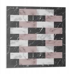 Wallfluent Öntapadós vinil csempe nyomott mintával márvány csempe 9x30x30 (010310410010000020237)