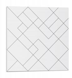 Wallfluent Dekoratív Vinil Fali Csempe Absztrakt vonalmintás 9 db 30x30 cm (010310410010000276721)