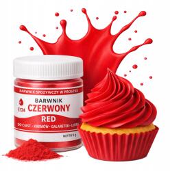  Ételfesték Por Piros Tortafesték Fagylalt Massza (BARWNIK SPOŻYWCZY CZERWONY X3)