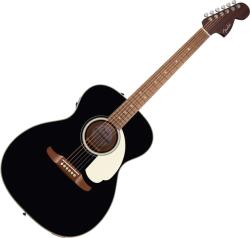 Fender California Deluxe Monterey E WN Black Chitară electro-acustică Dreadnought