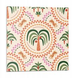 Wallfluent Falicsempe Öntapadós Vinyl Trópusi növényi mintás 9 db 30x30 cm (010310410010000283282)