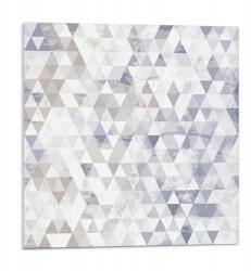 Wallfluent Vinil Csempe Grafikával Fürdőszobába Geometrikus háromszög minta 9x30x30 (010310410010000074674)