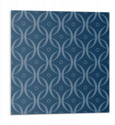 Wallfluent Fali Pvc csempe öntapadós minta körökkel és vonalakkal 9 db 30x30 cm (010310410010000033394)