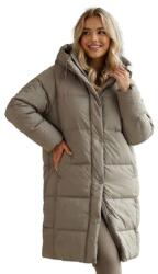 Agrafka Pihe-puha hosszú basic steppelt kapucnis kabát oversize Kacsa Pihe-puha unisize (5902601792054)