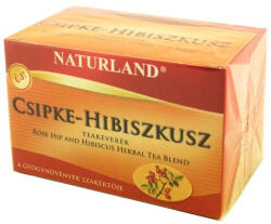 Naturland csipke+hibiszkusz tea filteres 20x3gr - doktorpatika