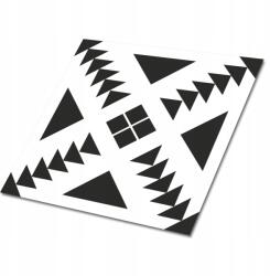 Dywanomat Vinil Öntapadós Csempe Nyomtatott Háromszögek és négyzetek 9x30x30 cm (010310410010000020797)