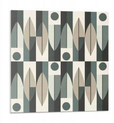 Wallfluent Öntapadós csempe Vinyl Absztrakt geometrikus minta 9 db 30x30 cm (010310410010000282944)