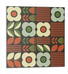Wallfluent Falicsempe Öntapadós Vinyl Virágminták és figurák 9 db 30x30 cm (010310410010000033478)