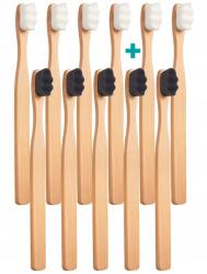  Maxi Csomag 8+3 Ultrafinom fogkefe Nanosmile Eco Black&White