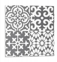 Wallfluent Vinil csempe öntapadós Dekorációs minták csempén 9 db 30x30 cm (010310410010000074187)