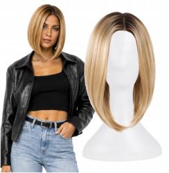 Korbi Női Paróka Szőke Haj Egyenes Bob Hálós Cosplay Jelmez W93 (W93)