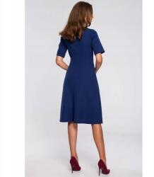 Stylove S240 ruha, átlapolt alsórésszel, sötétkék, elegáns (5903068499531)