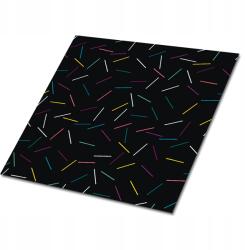 Dywanomat Pvc Csempe Motívummal Egyszerű Dekoráció Étkezőbe Színes vonalak 9x30x30 cm (010310410010000020961)