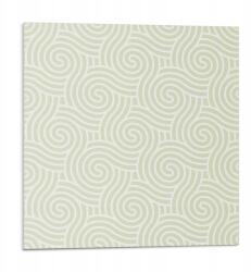 Wallfluent Vinil Csempe Konyhai Motívummal Hullámok spirál mintával 9 db 30x30 cm (010310410010000033562)